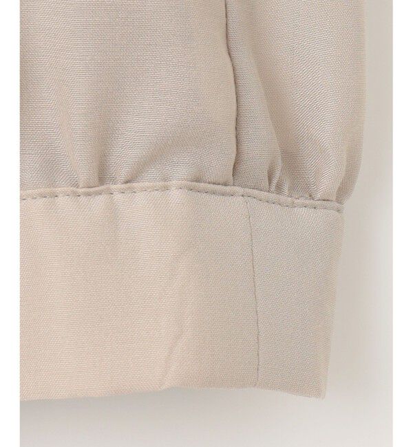 自由区「【カタログ掲載・接触冷感・洗える】ブライトシアーノーカラー ブルゾン」|ブルゾン・スタジャン|