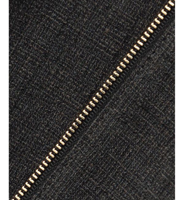 自由区「ライトブッチャーノーカラー ブルゾン」|ブルゾン・スタジャン|