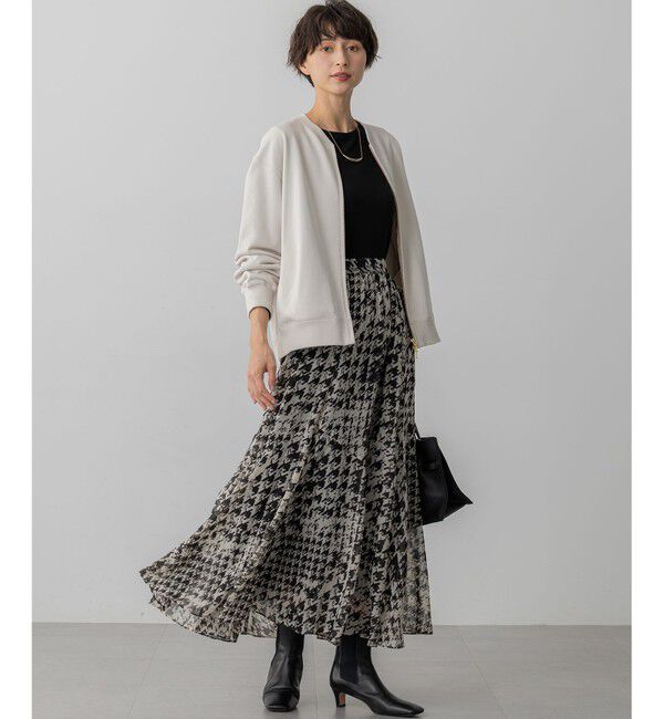 23区「【WEB＆一部店舗限定】クリアコットンテリー ダブルジップ ブルゾン」|ブルゾン・スタジャン|