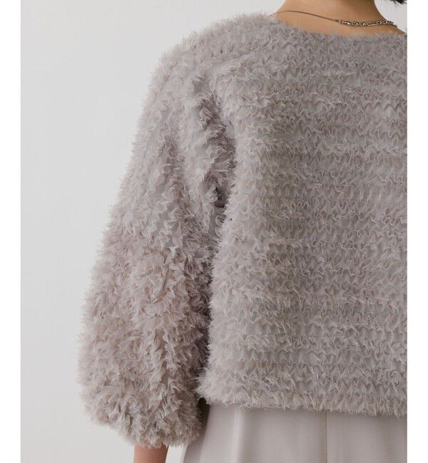 GRACE CONTINENTAL「フラワーチュール刺繍ブルゾン」|ブルゾン・スタジャン|