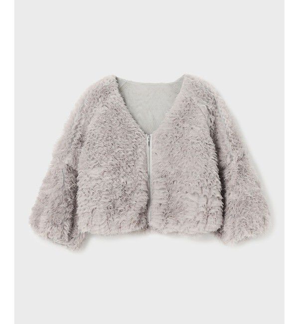 GRACE CONTINENTAL「フラワーチュール刺繍ブルゾン」|ブルゾン・スタジャン|