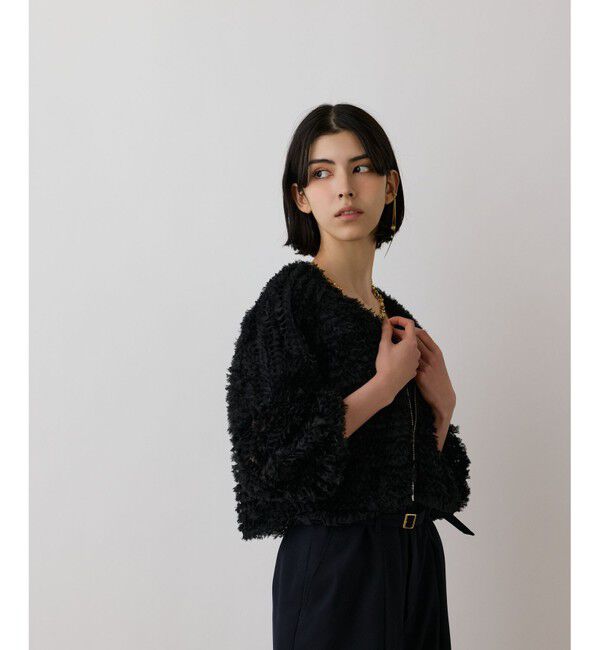 GRACE CONTINENTAL「フラワーチュール刺繍ブルゾン」|ブルゾン・スタジャン|