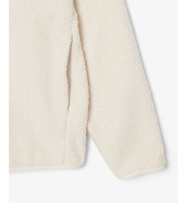 LACOSTE「ハイネックハーフジップ オーバーサイズブークレフリースブルゾン」|ブルゾン・スタジャン|