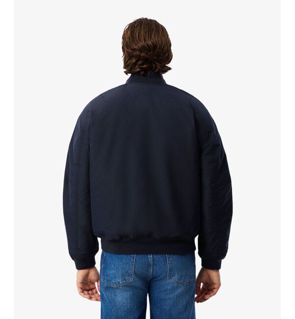 LACOSTE「撥水防風 タフタボンバージャケット / 中綿入り」|ブルゾン・スタジャン|