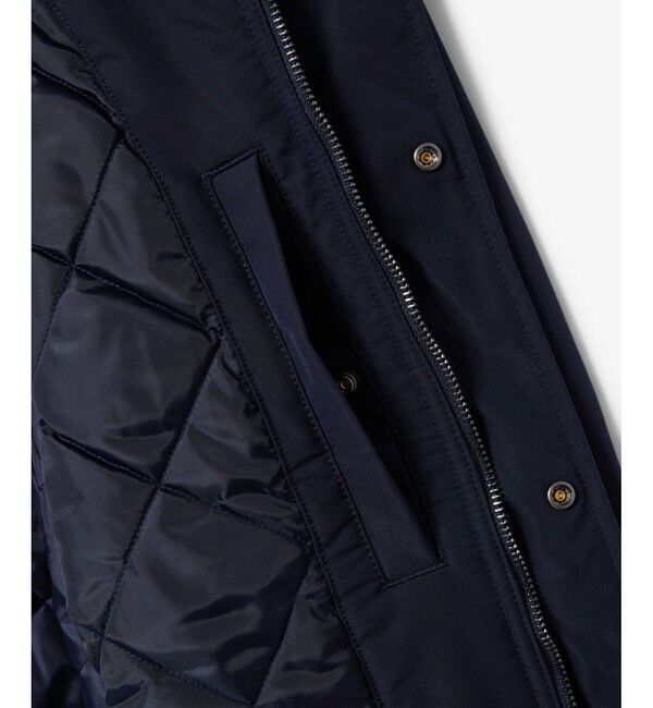 LACOSTE「撥水防風 タフタボンバージャケット / 中綿入り」|ブルゾン・スタジャン|