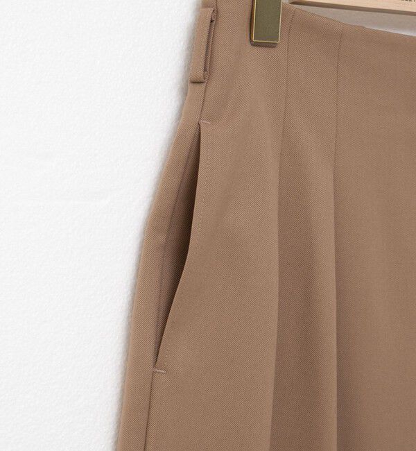 NOLLEY'S sophi「《セットアップ対応》ウォッシャブルウール混ツイルハイウエストワイドパンツ」|その他|