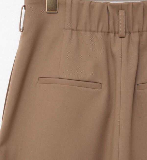 NOLLEY'S sophi「《セットアップ対応》ウォッシャブルウール混ツイルハイウエストワイドパンツ」|その他|