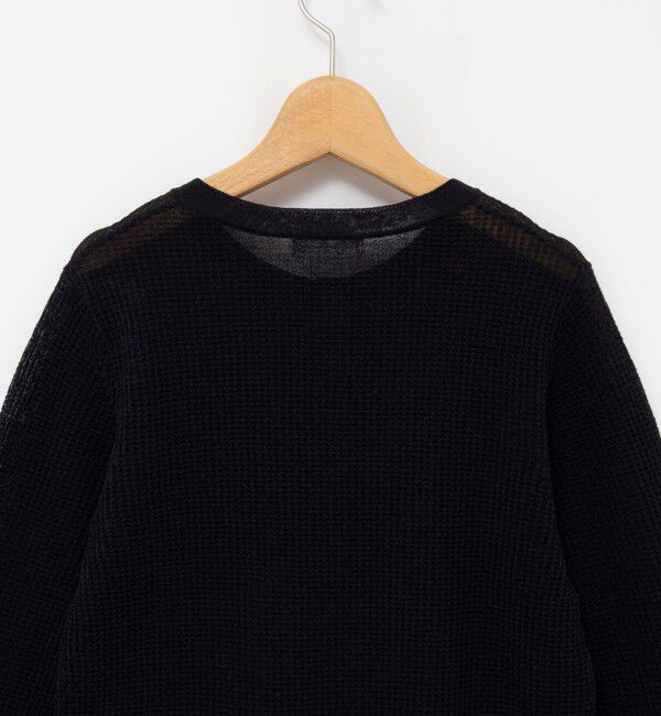 NOLLEY'S「《手洗い可能》ギマポリコットンワッフルヘンリーネックプルオーバー」|ニット・セーター|
