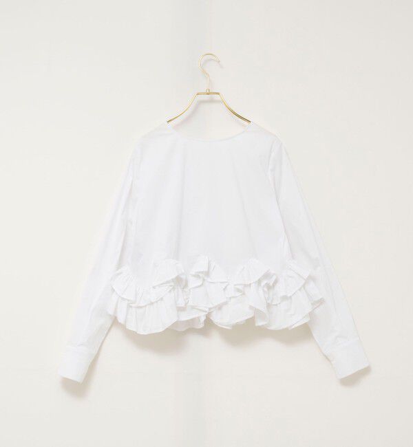 NOLLEY'S「【WEB限定】ウォッシャブルペプラムフリル2WAYブラウス」|シャツ・ブラウス|