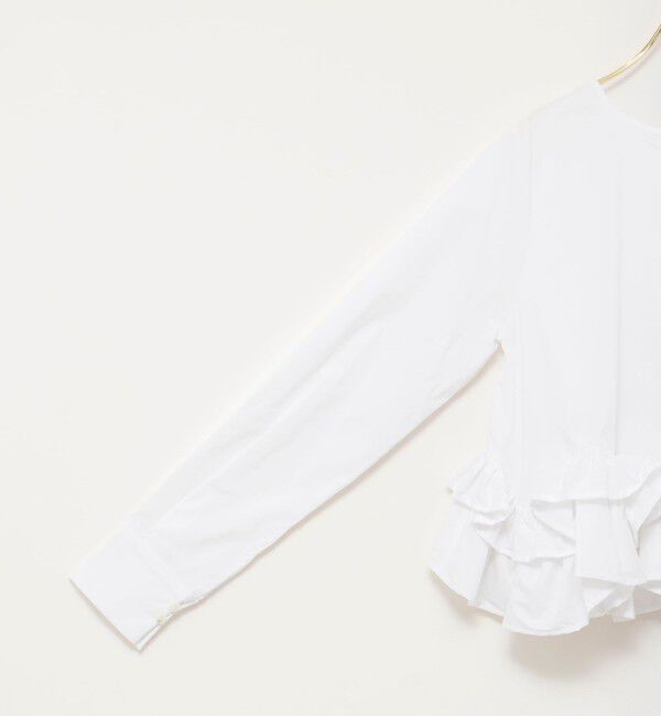 NOLLEY'S「【WEB限定】ウォッシャブルペプラムフリル2WAYブラウス」|シャツ・ブラウス|