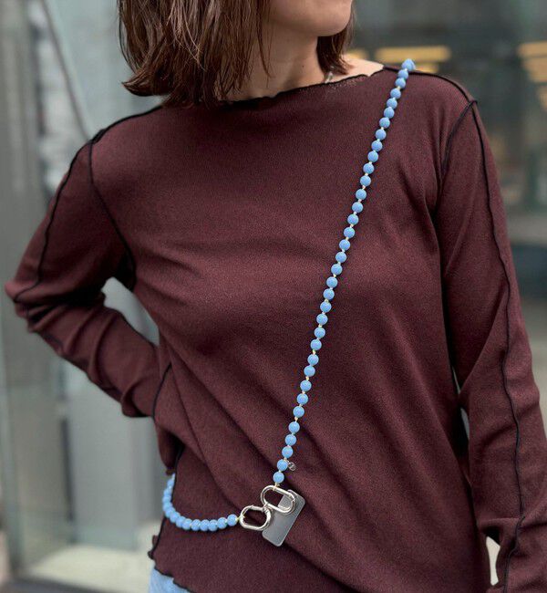 NOLLEY'S「NOLLEYS スマホストラップ L」|チャーム・キーホルダー|サックス