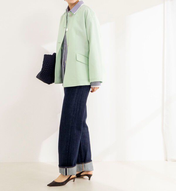 NOLLEY'S「【Traditional WeatherWear】LINTON N/C SHORT」|ノーカラージャケット|