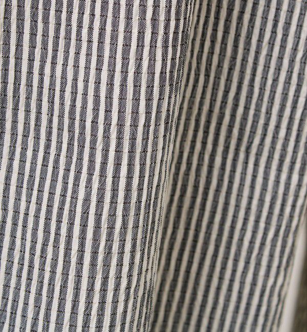 GLOSTER「【清涼感のある表情】ストライプレギュラーカラーシャツ」|シャツ・ブラウス|