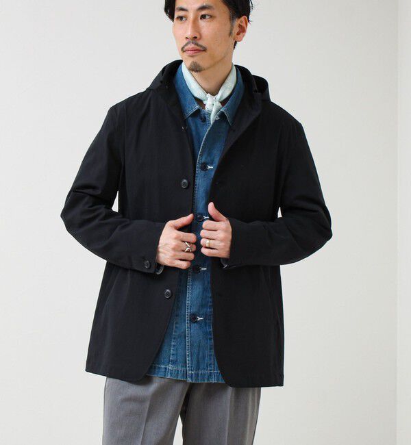 GLOSTER「【GLOSTER名品アウター】スタンドフードブルゾン」|ブルゾン・スタジャン|