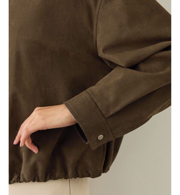 ROPE「スエードライクブルゾン」|ブルゾン・スタジャン|