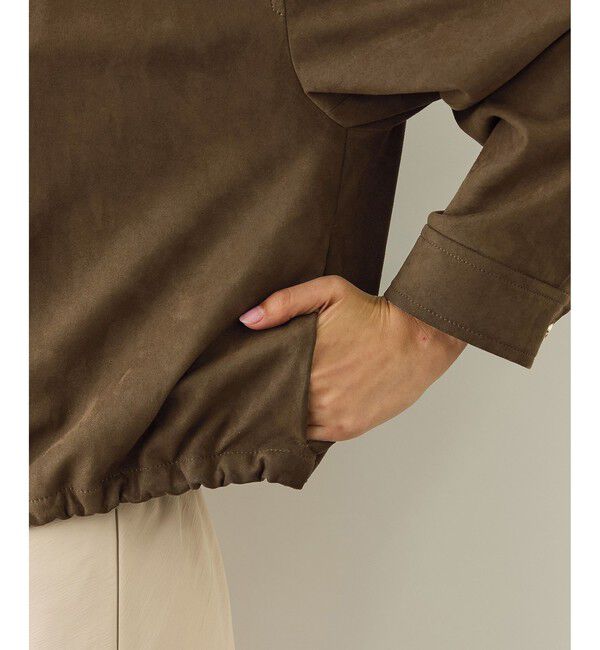 ROPE「スエードライクブルゾン」|ブルゾン・スタジャン|