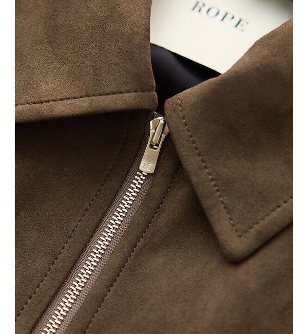 ROPE「スエードライクブルゾン」|ブルゾン・スタジャン|