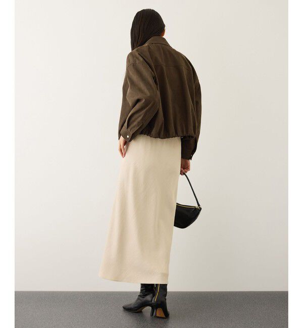 ROPE「スエードライクブルゾン」|ブルゾン・スタジャン|