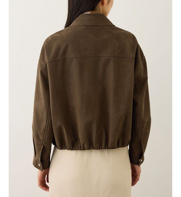 ROPE「スエードライクブルゾン」|ブルゾン・スタジャン|