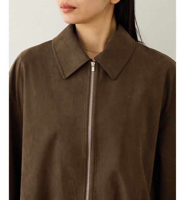 ROPE「スエードライクブルゾン」|ブルゾン・スタジャン|