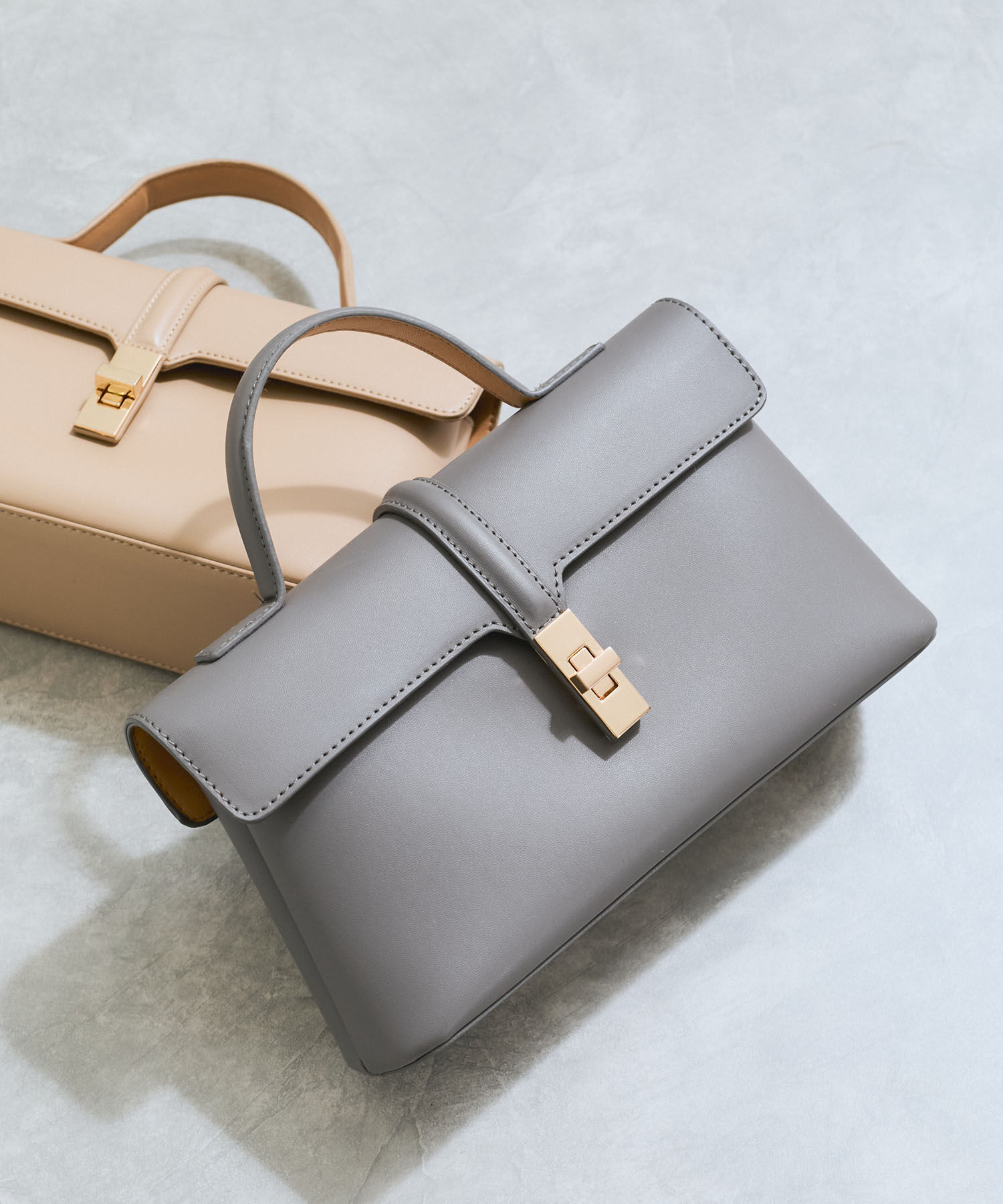 新色追加】【2WAY】ひねり金具ワンハンドルミニショルダーバッグ（VIS