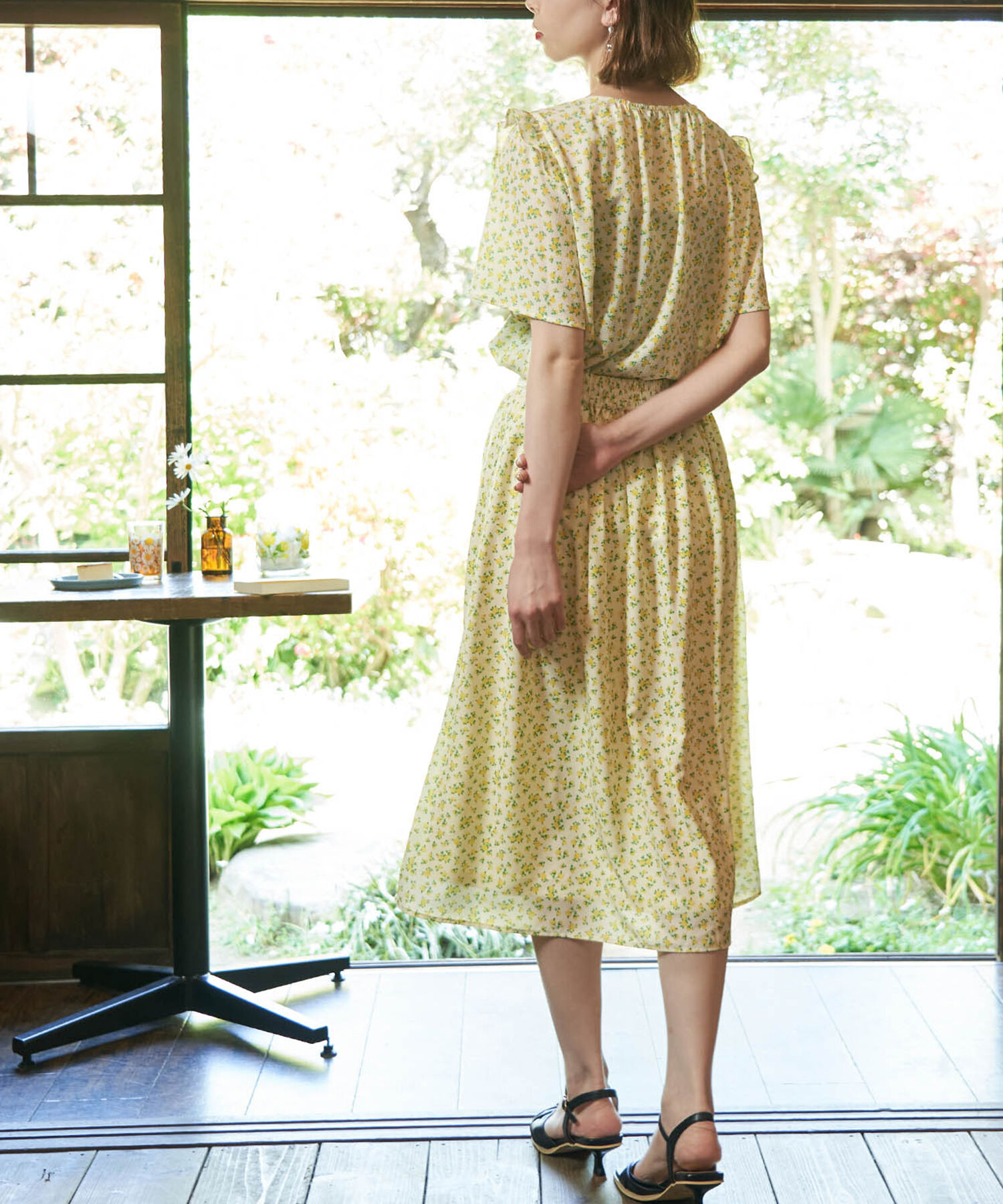 Rope&rsquo;Picnic「アデリアレトロ&times;ROPE' PICNIC/レトロ柄スカート」|スカート|