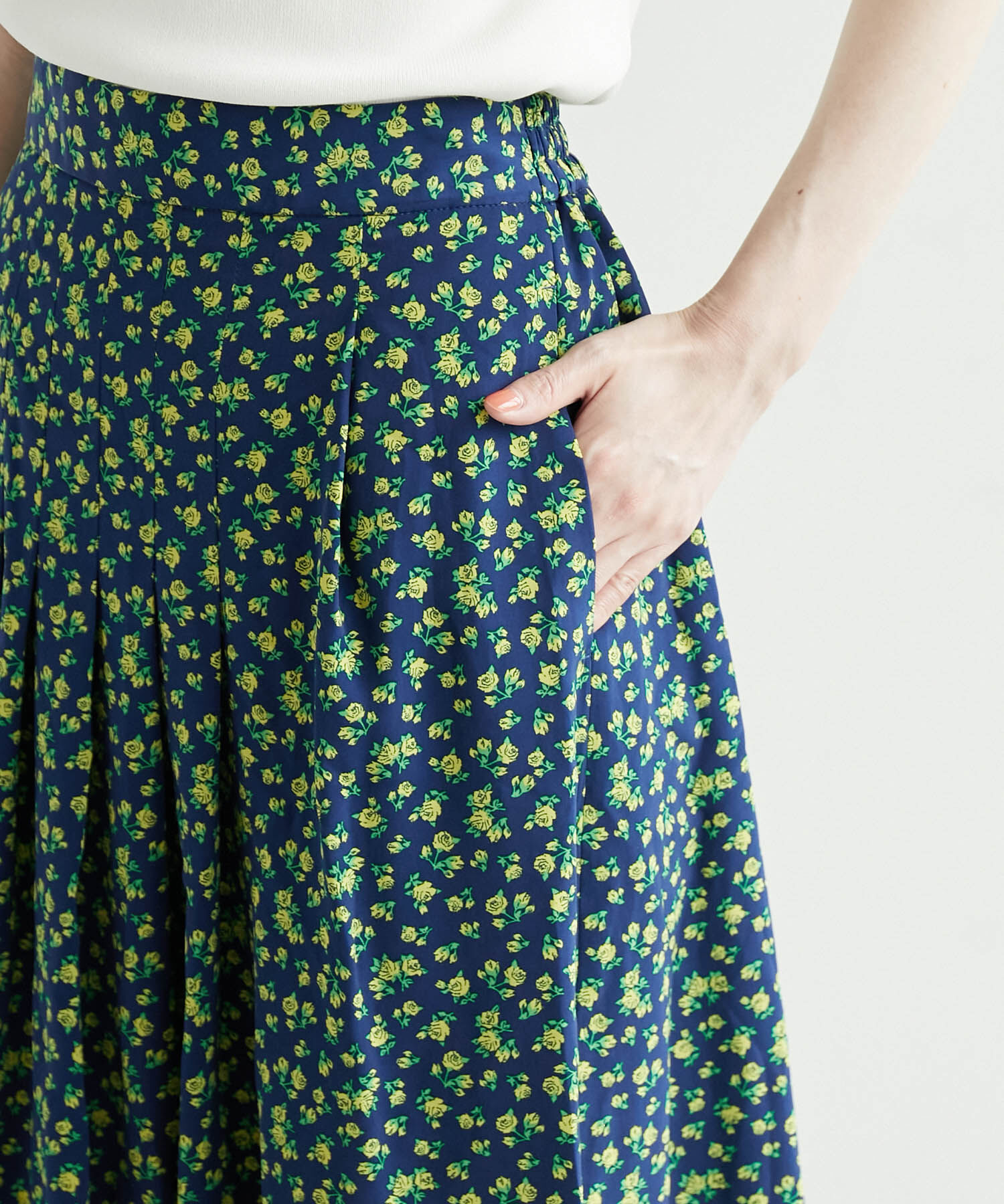 Rope&rsquo;Picnic「アデリアレトロ&times;ROPE' PICNIC/レトロ柄スカート」|スカート|