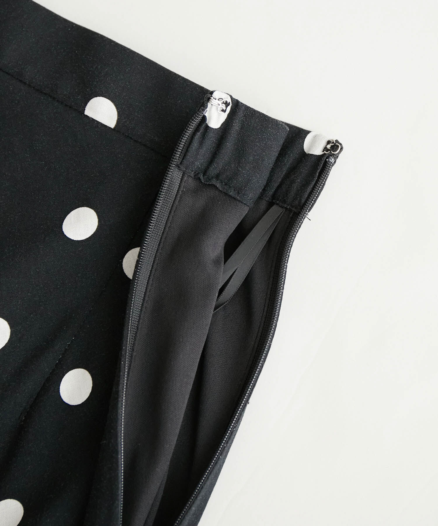 Rope&rsquo;Picnic「ドット/花柄麻混マーメイドスカート」|スカート|