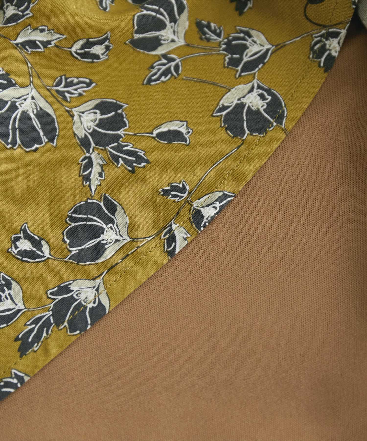 Rope&rsquo;Picnic「ドット/花柄麻混マーメイドスカート」|スカート|