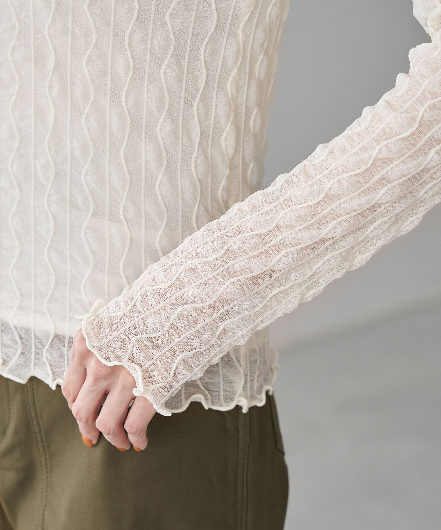 Rope&rsquo;Picnic「シアージャガードタートル」|Tシャツ・カットソー|