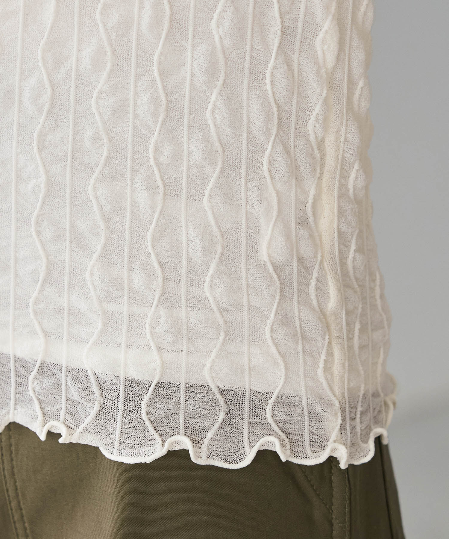 Rope&rsquo;Picnic「シアージャガードタートル」|Tシャツ・カットソー|