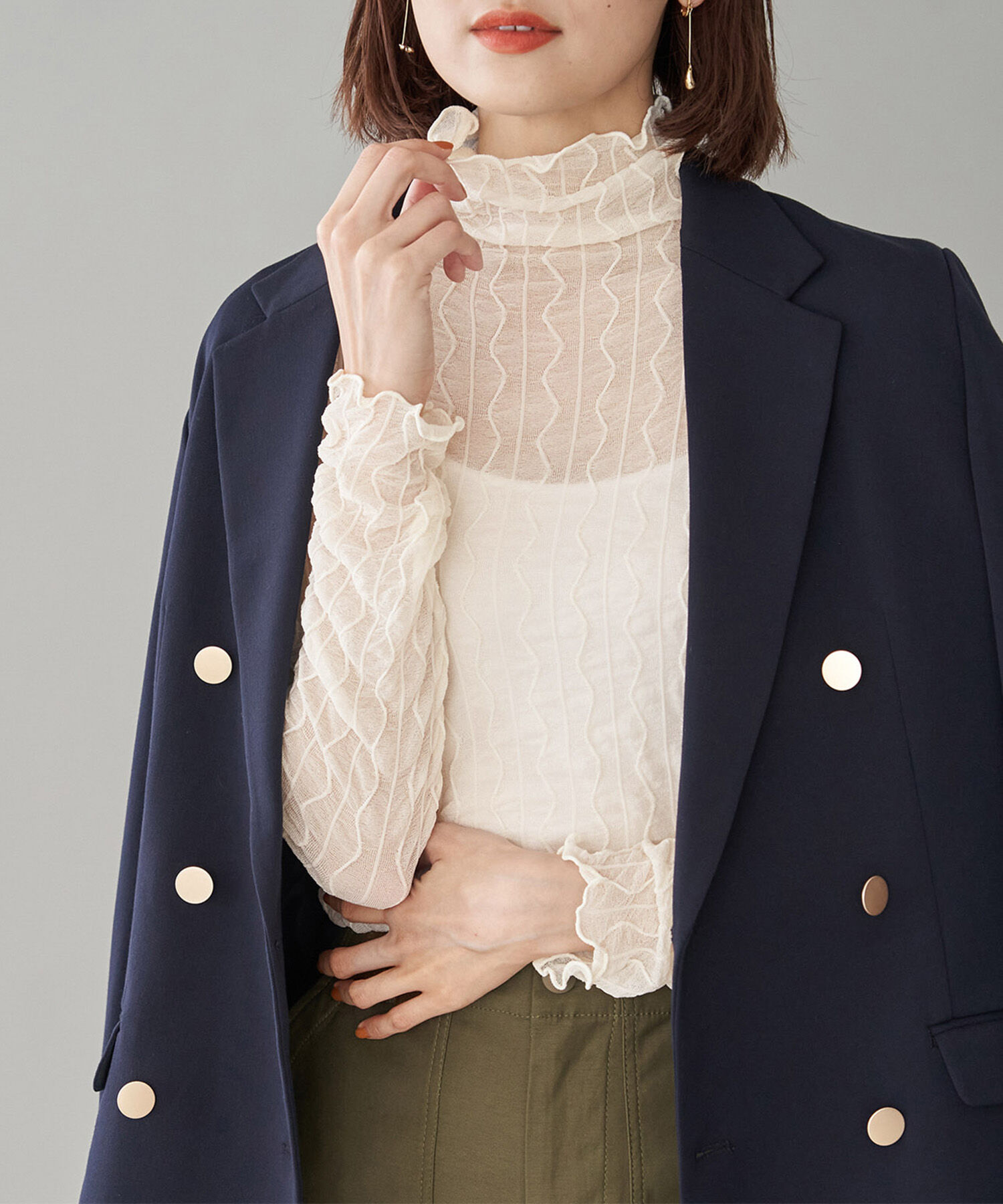 Rope&rsquo;Picnic「シアージャガードタートル」|Tシャツ・カットソー|キナリ(16)