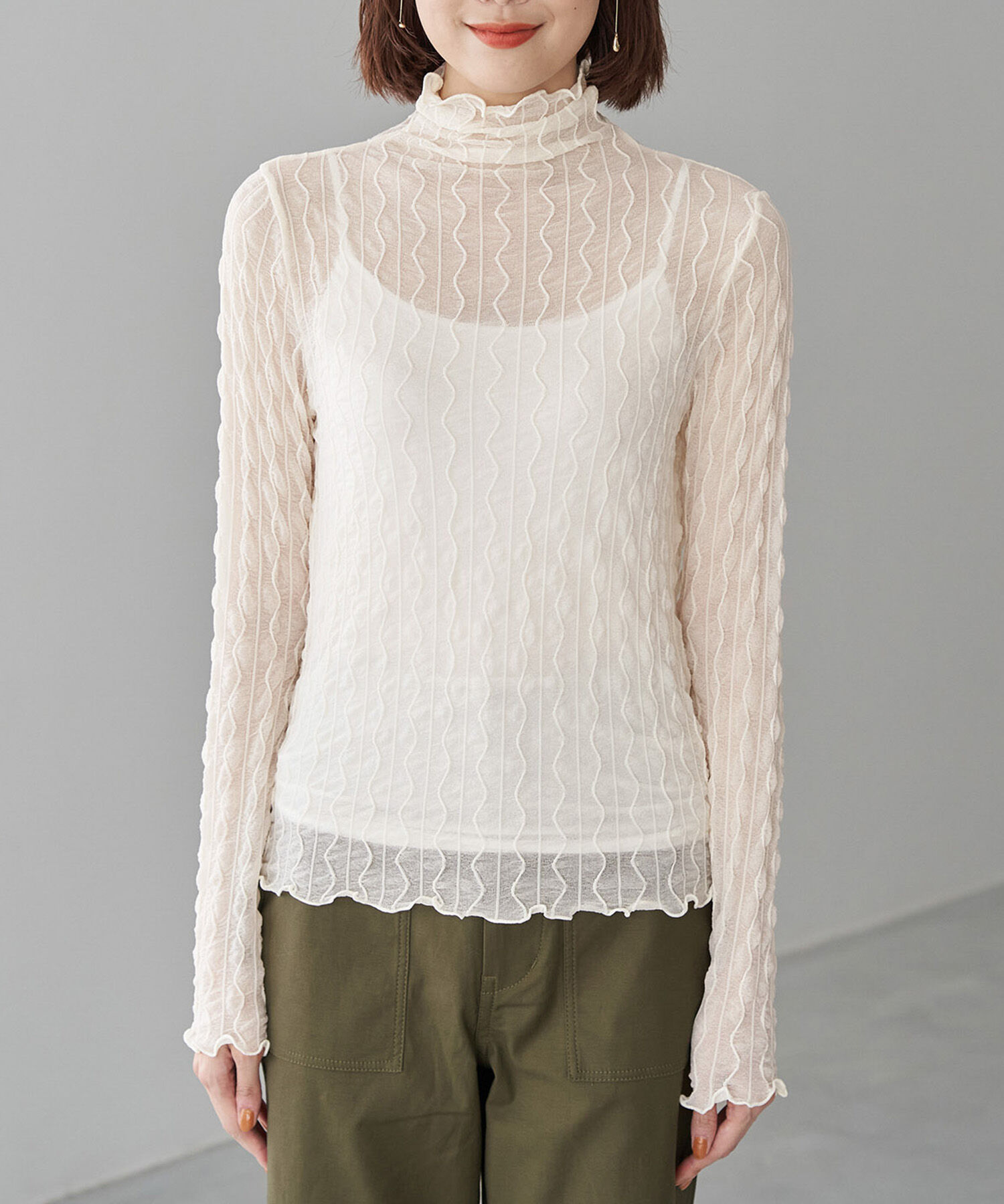 Rope&rsquo;Picnic「シアージャガードタートル」|Tシャツ・カットソー|