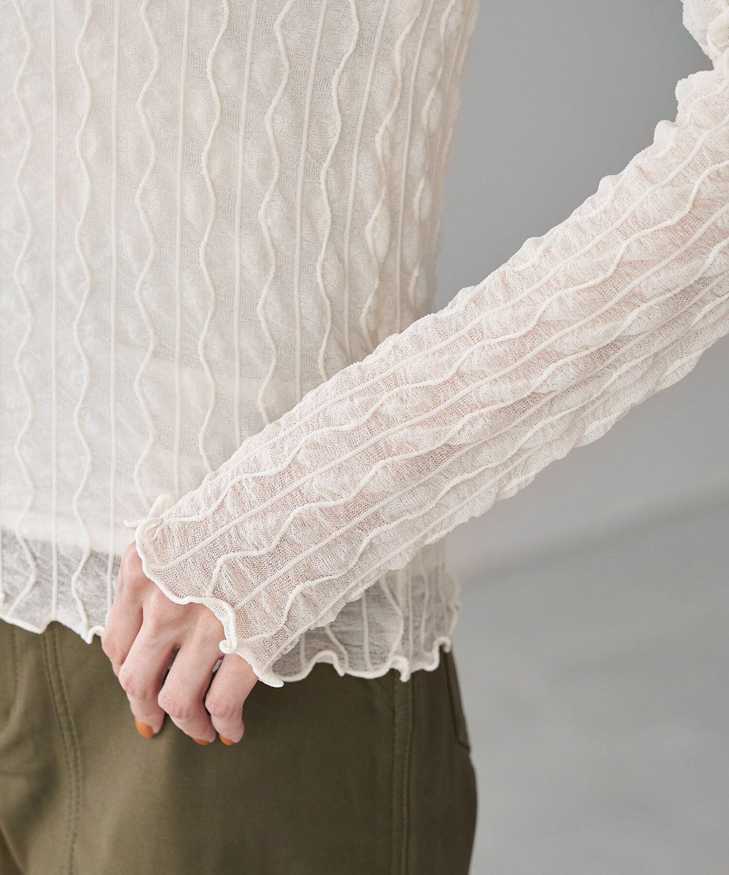 Rope&rsquo;Picnic「シアージャガードタートル」|Tシャツ・カットソー|