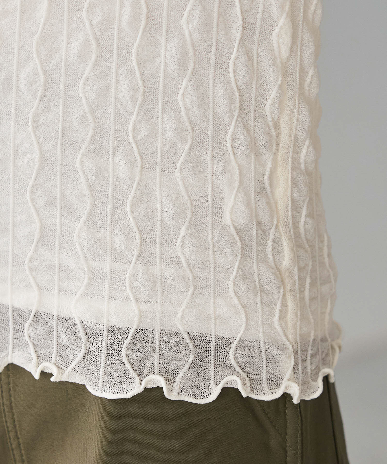 Rope&rsquo;Picnic「シアージャガードタートル」|Tシャツ・カットソー|