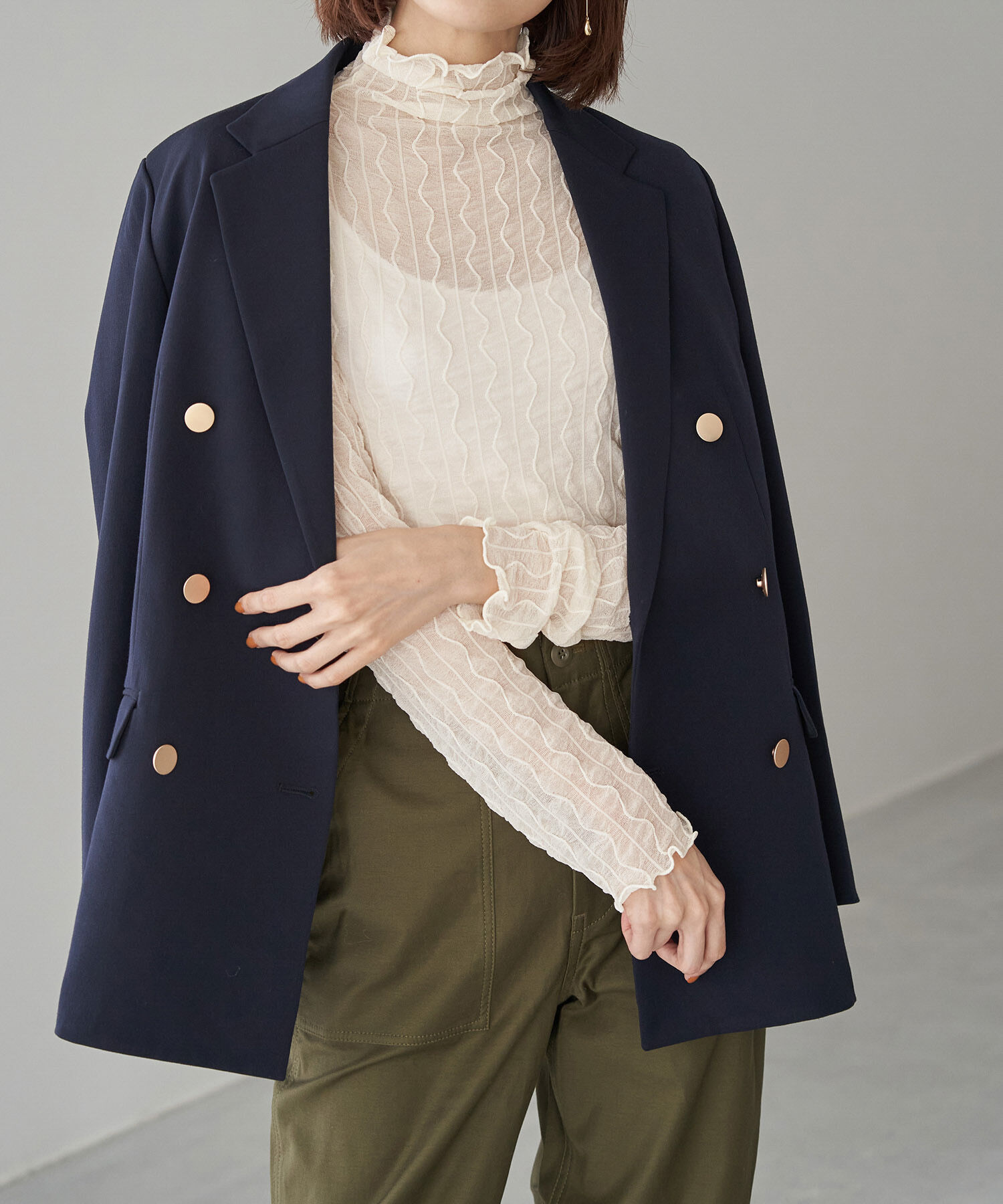 Rope&rsquo;Picnic「シアージャガードタートル」|Tシャツ・カットソー|