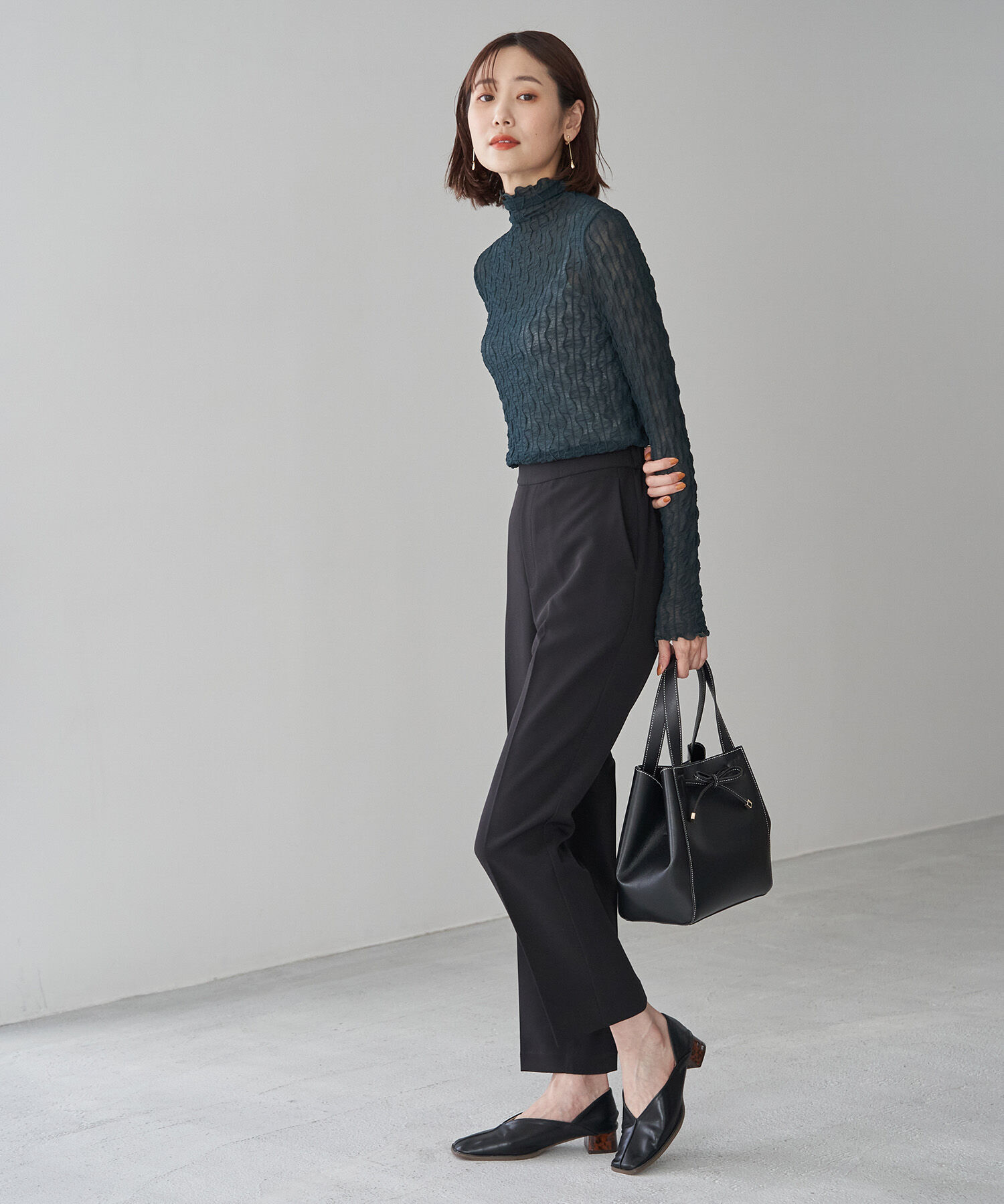 Rope&rsquo;Picnic「シアージャガードタートル」|Tシャツ・カットソー|