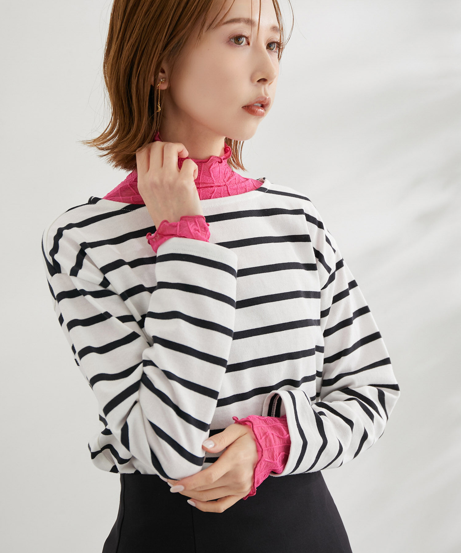 Rope&rsquo;Picnic「シアージャガードタートル」|Tシャツ・カットソー|