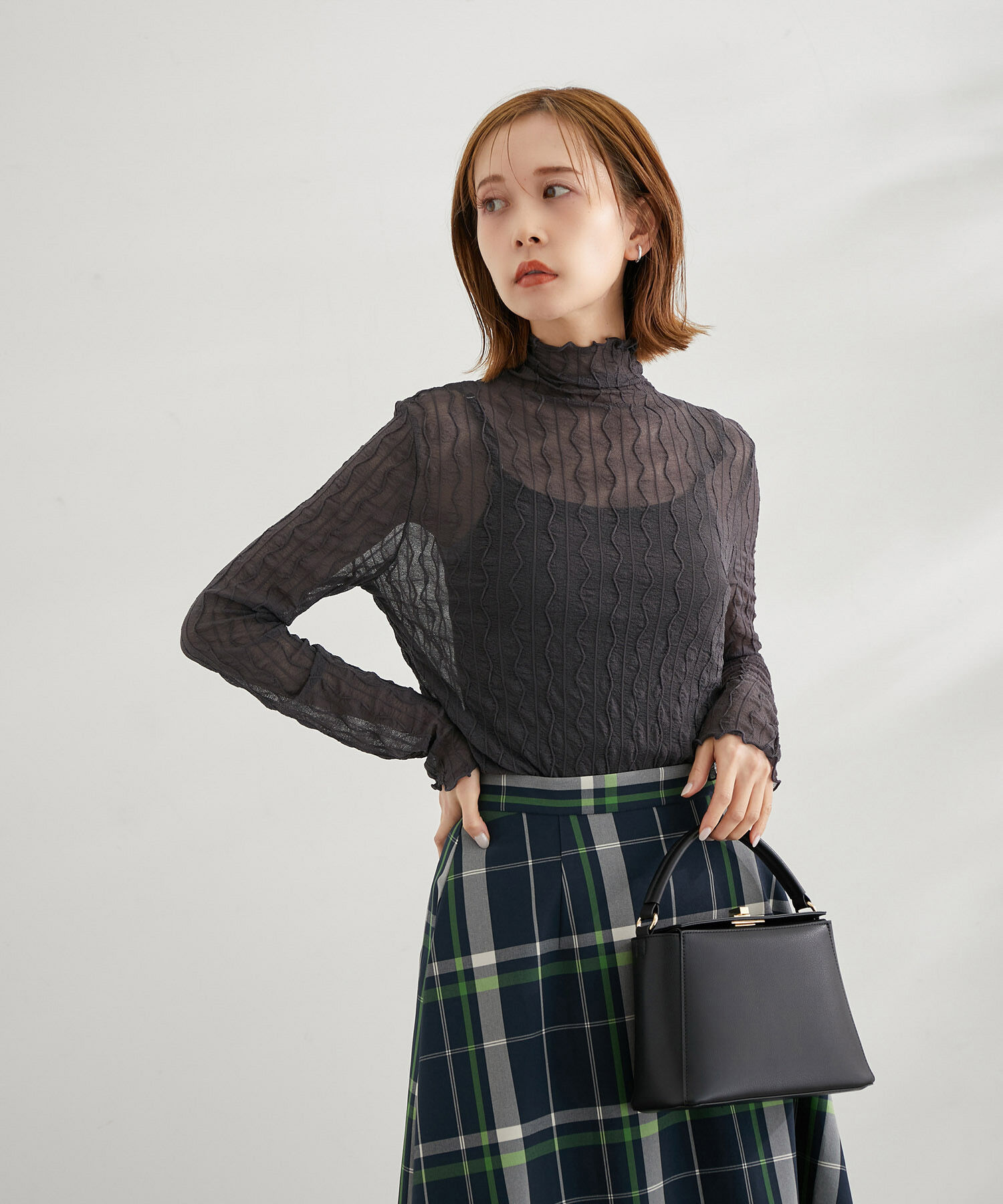 Rope&rsquo;Picnic「シアージャガードタートル」|Tシャツ・カットソー|