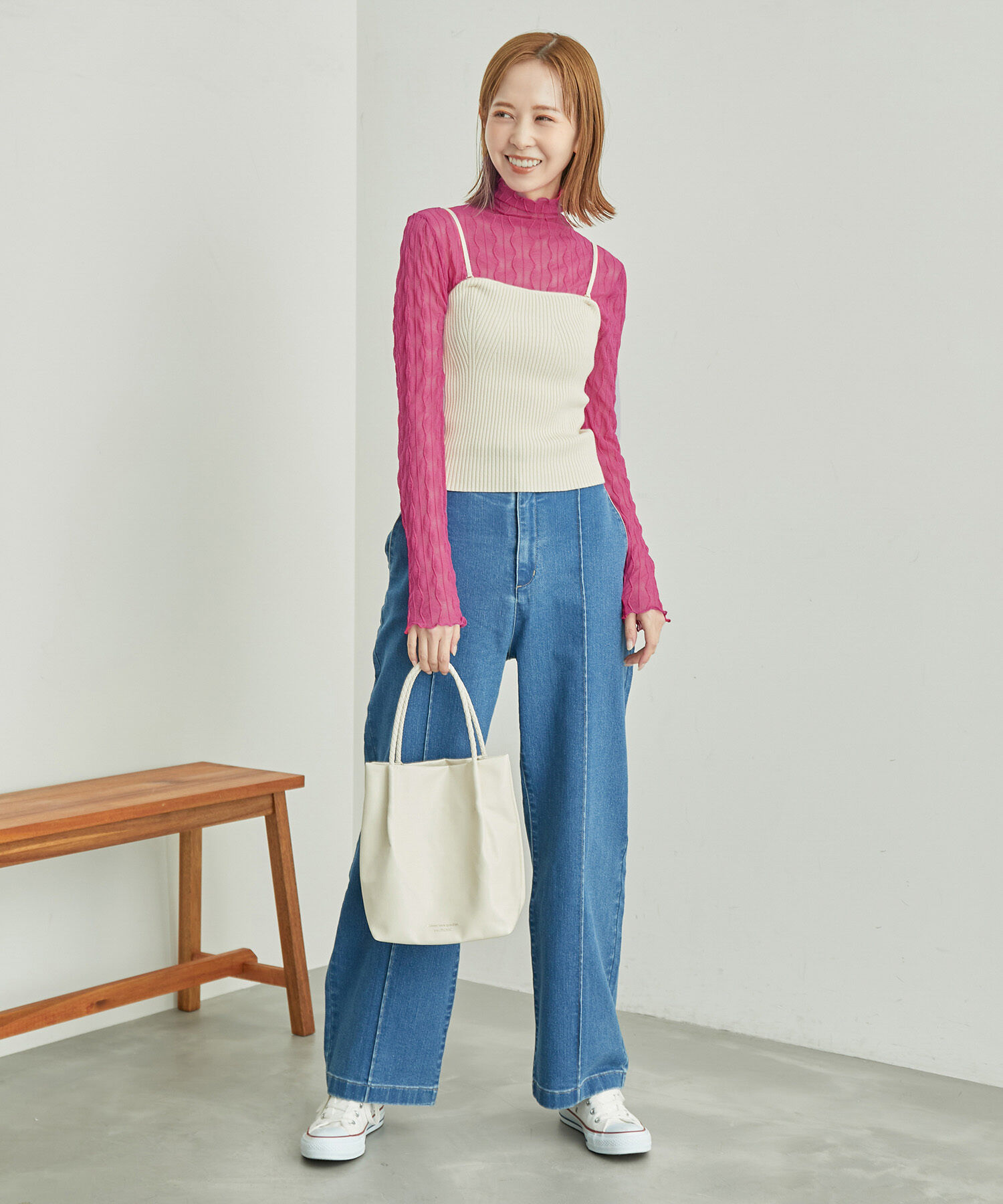 Rope&rsquo;Picnic「シアージャガードタートル」|Tシャツ・カットソー|