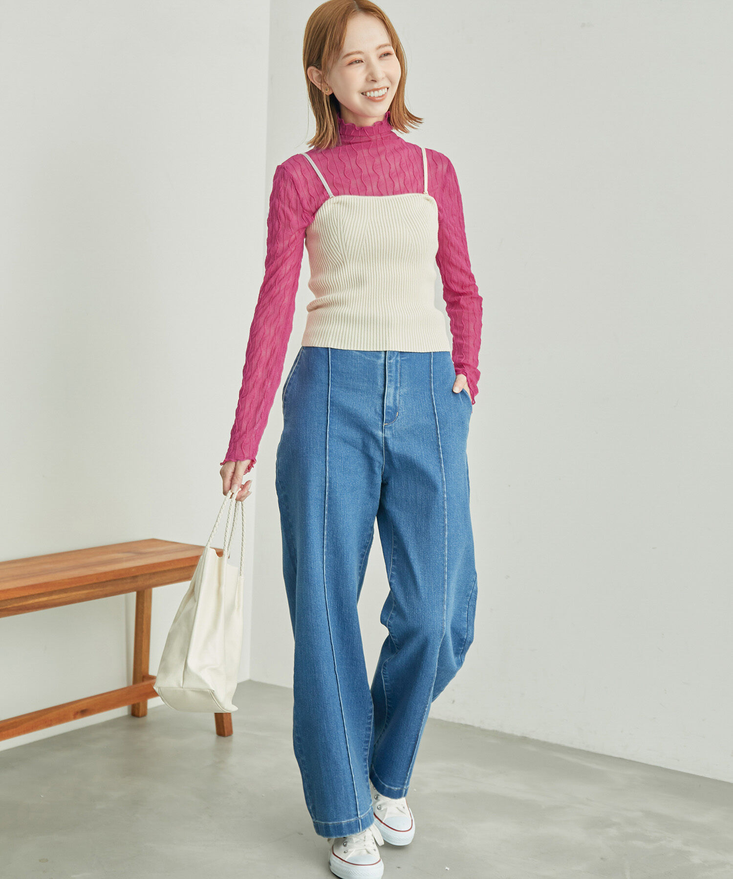 Rope&rsquo;Picnic「シアージャガードタートル」|Tシャツ・カットソー|