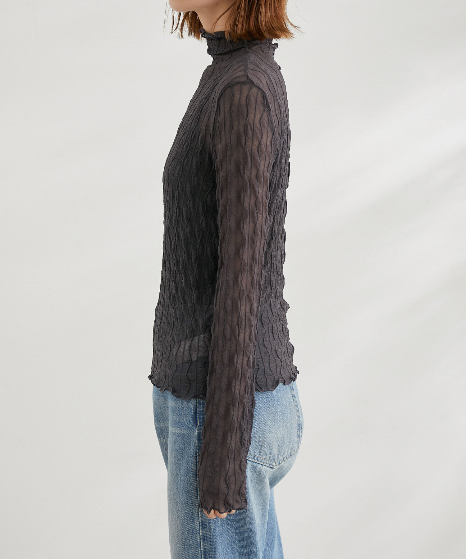 Rope&rsquo;Picnic「シアージャガードタートル」|Tシャツ・カットソー|