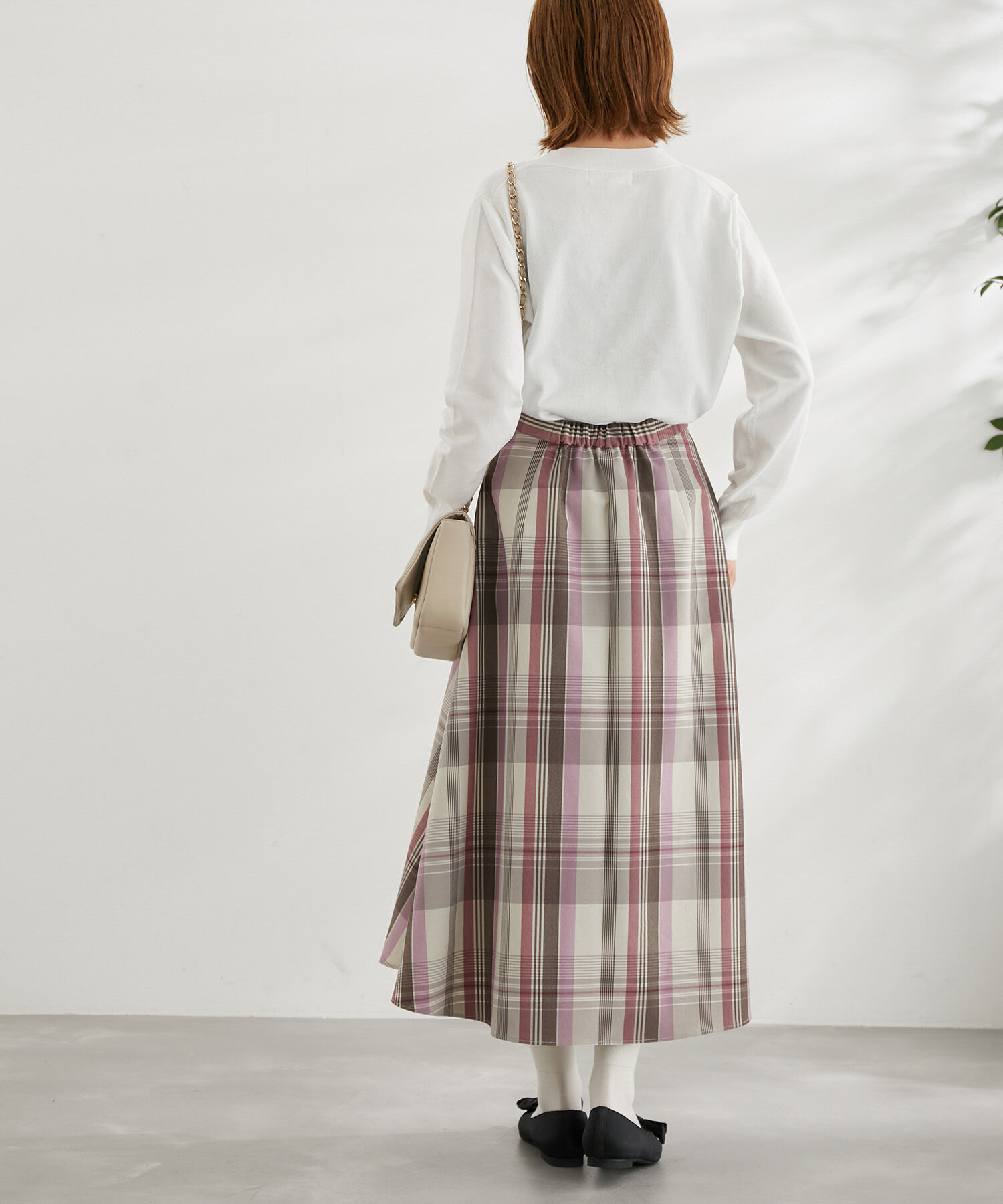 Rope&rsquo;Picnic「チェックボリュームスカート」|スカート|