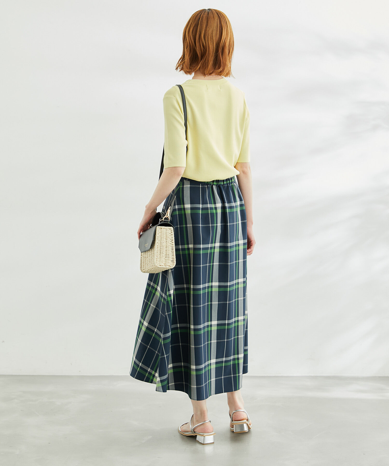 Rope&rsquo;Picnic「チェックボリュームスカート」|スカート|