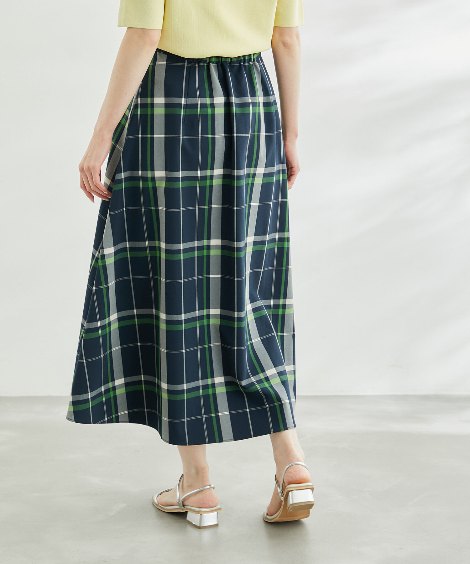 Rope&rsquo;Picnic「チェックボリュームスカート」|スカート|