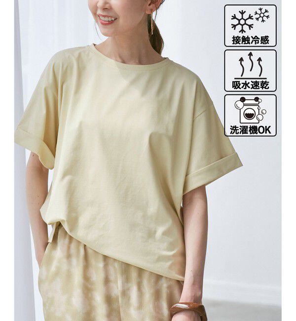 Rope&rsquo;Picnic「マルチファンクションTシャツ」|Tシャツ・カットソー|クリーム(83)