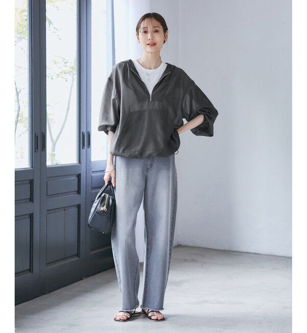 Rope&rsquo;Picnic「【emur/エミュール】エアリーローンアノラックパーカー」|ブルゾン・スタジャン|