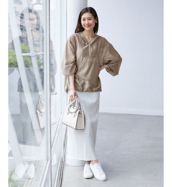 Rope&rsquo;Picnic「【emur/エミュール】エアリーローンアノラックパーカー」|ブルゾン・スタジャン|