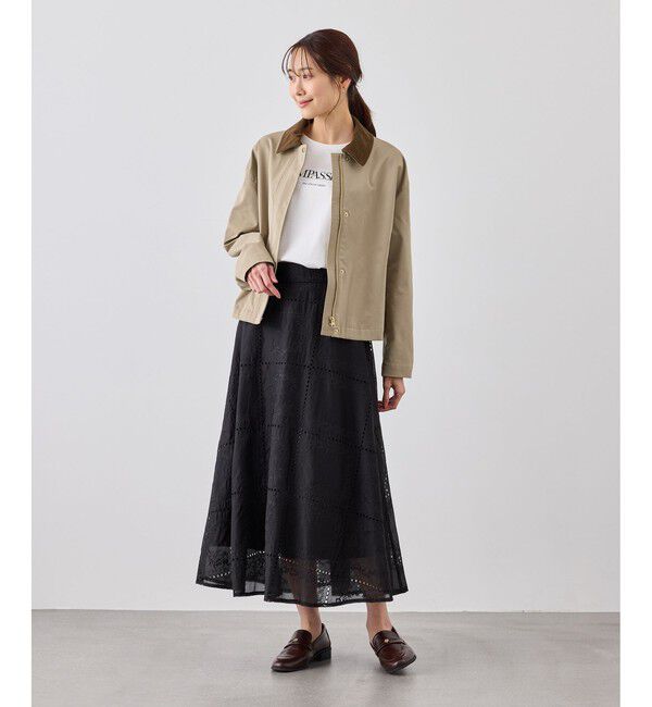 Rope&rsquo;Picnic「配色フィールドジャケットブルゾン」|ブルゾン・スタジャン|