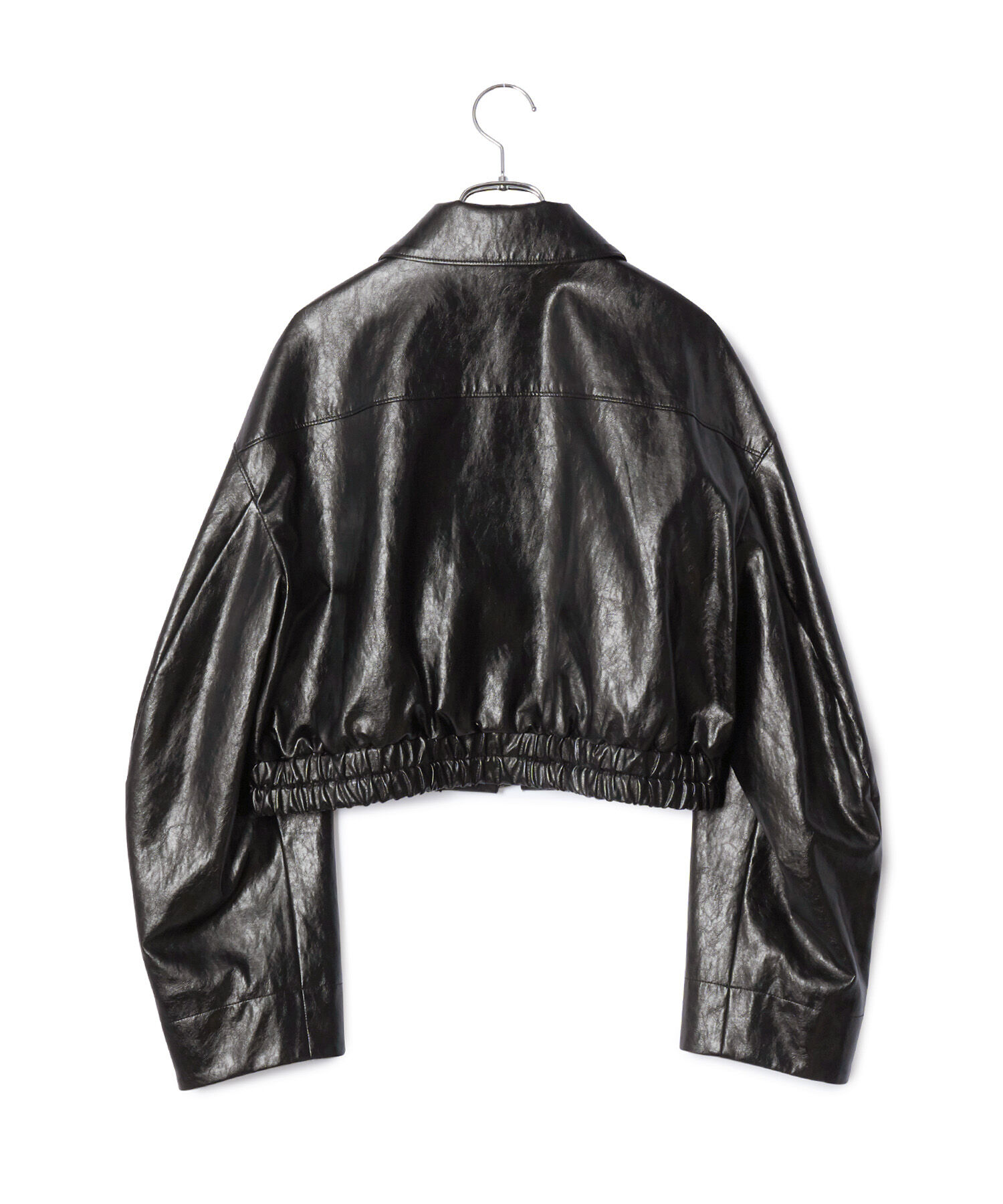 ADAM ET ROPE'「フェイクレザーショートブルゾン」|ブルゾン・スタジャン|